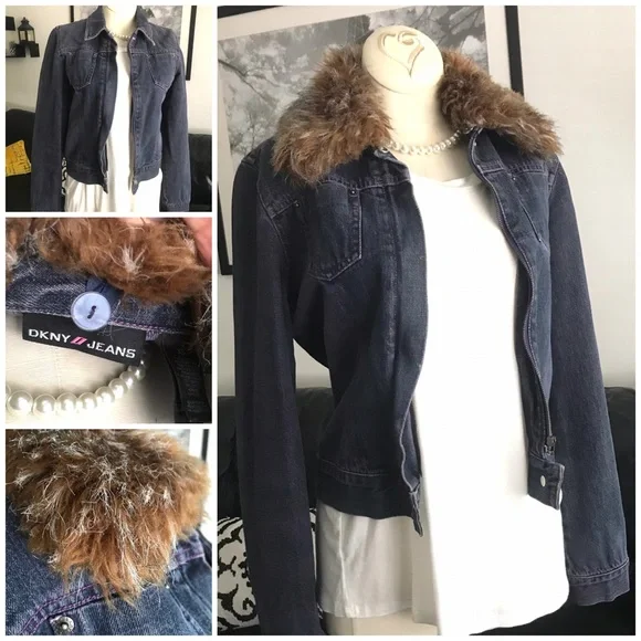 Dkny | Jackets & Coats | Dkny Denim Jacket With Detachable